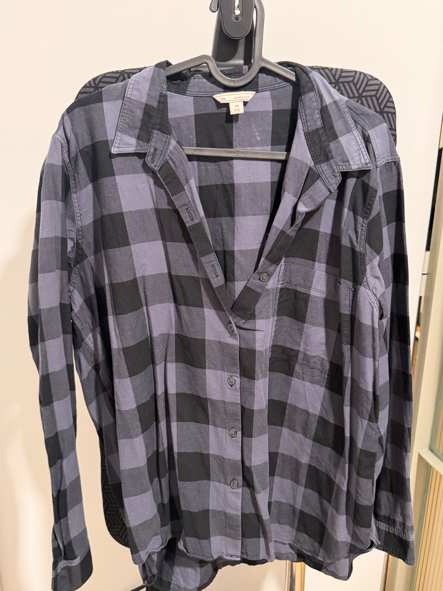 מכופתרת משבצות GAP GAP - גאפ יד שנייה בנמיז - Nemyz
