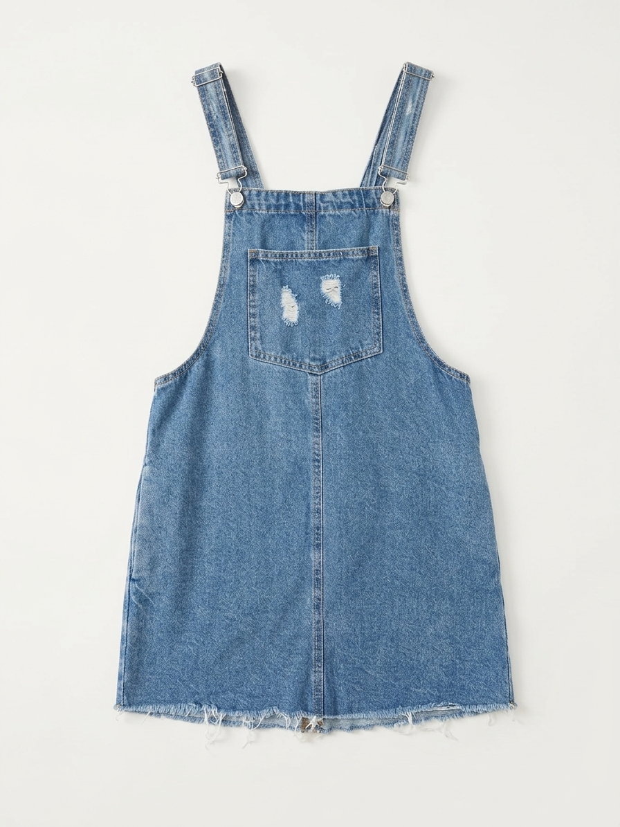 שמלת אוברול קצרה Pull & Bear - פול אנד בר יד שנייה בנמיז - Nemyz