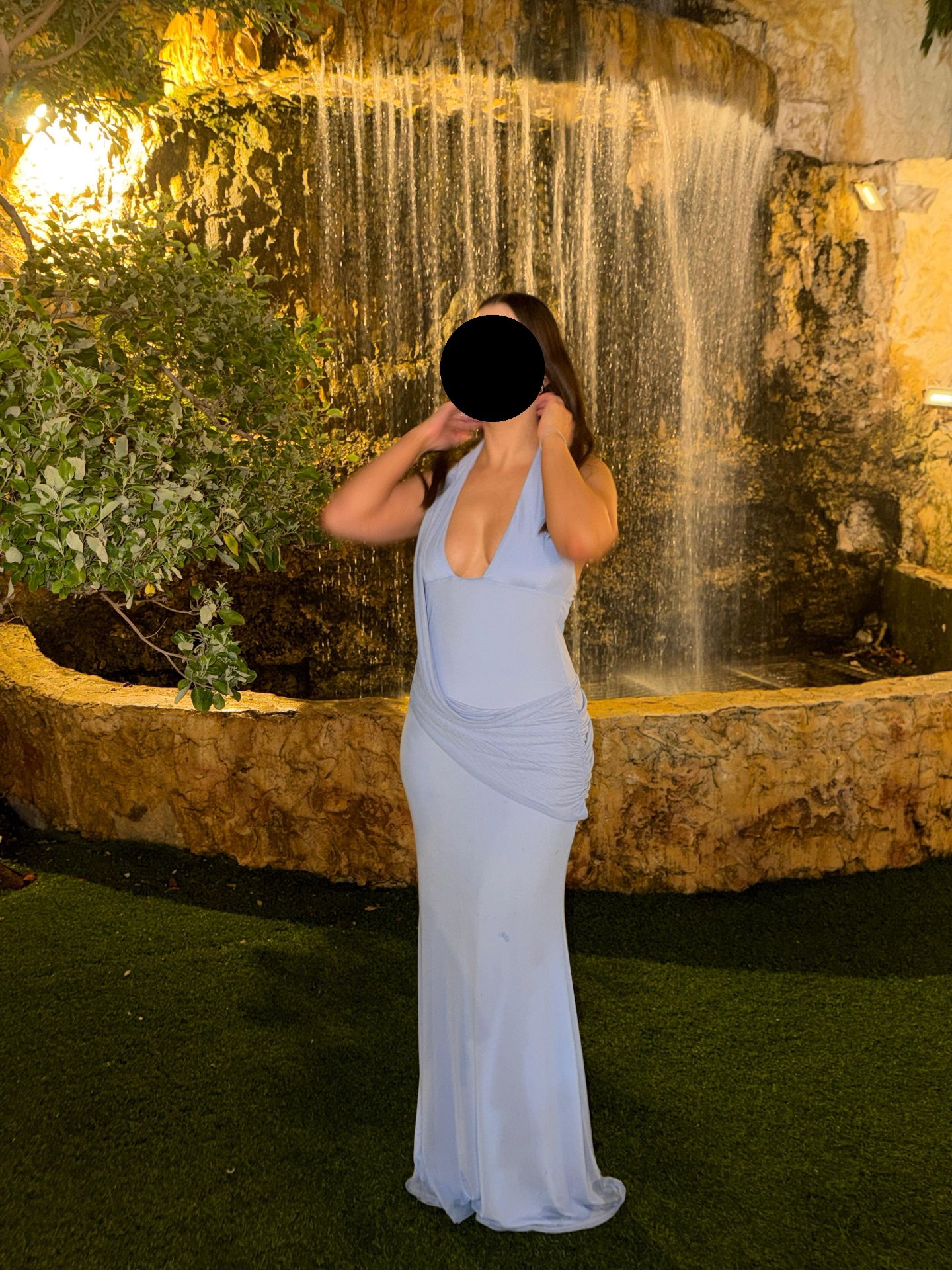 שמלת ערב – תכלת Asos – אסוס יד שנייה בנמיז - Nemyz